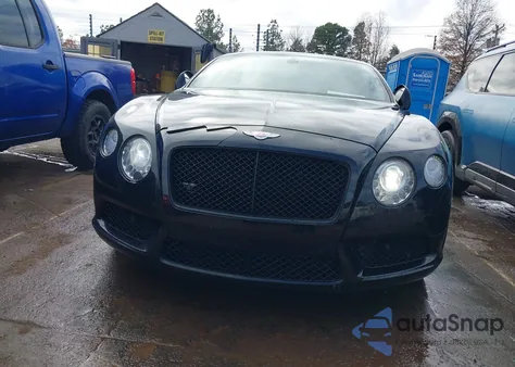 2013 Bentley Continental Gt V8 z USA, uszkodzony, nr VIN SCBFT7ZA6DC085021